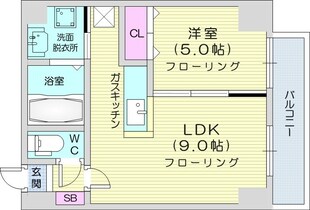 KレジデンスN23の物件間取画像